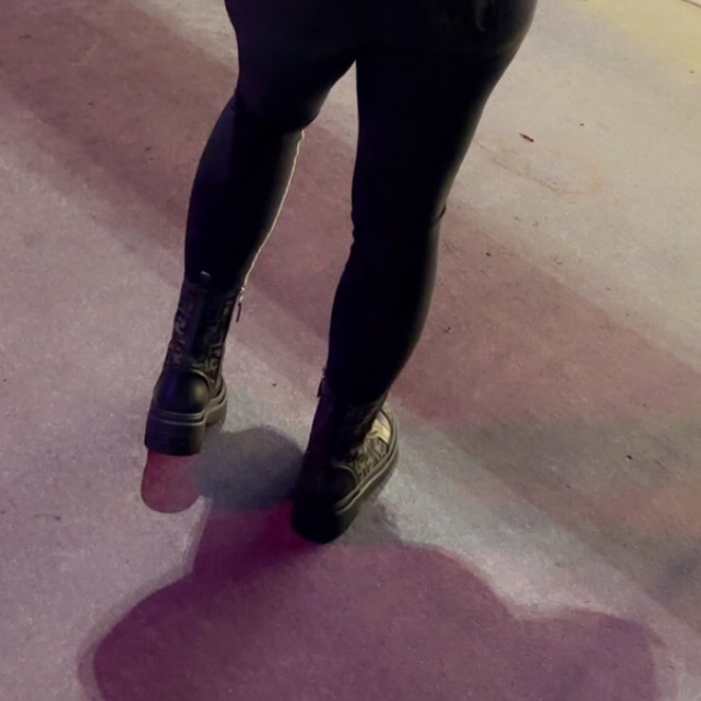 Fendi biker calf boots